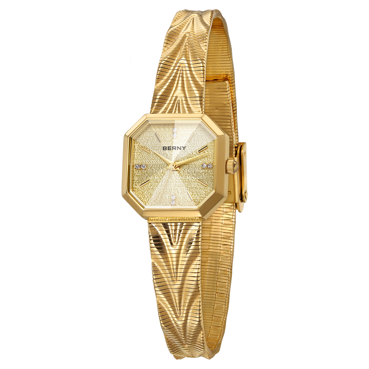 Luxury Watch Girl - BERNY Gold Watch for Women Grit