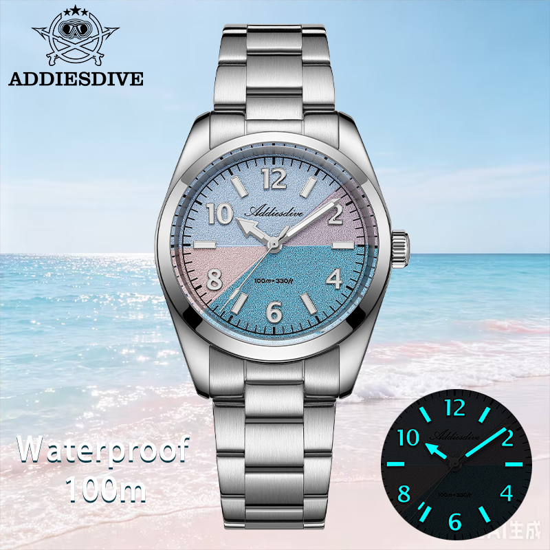 Luxury Watch Time - ADDIESDIVE Sapphire Glass Watch Women New