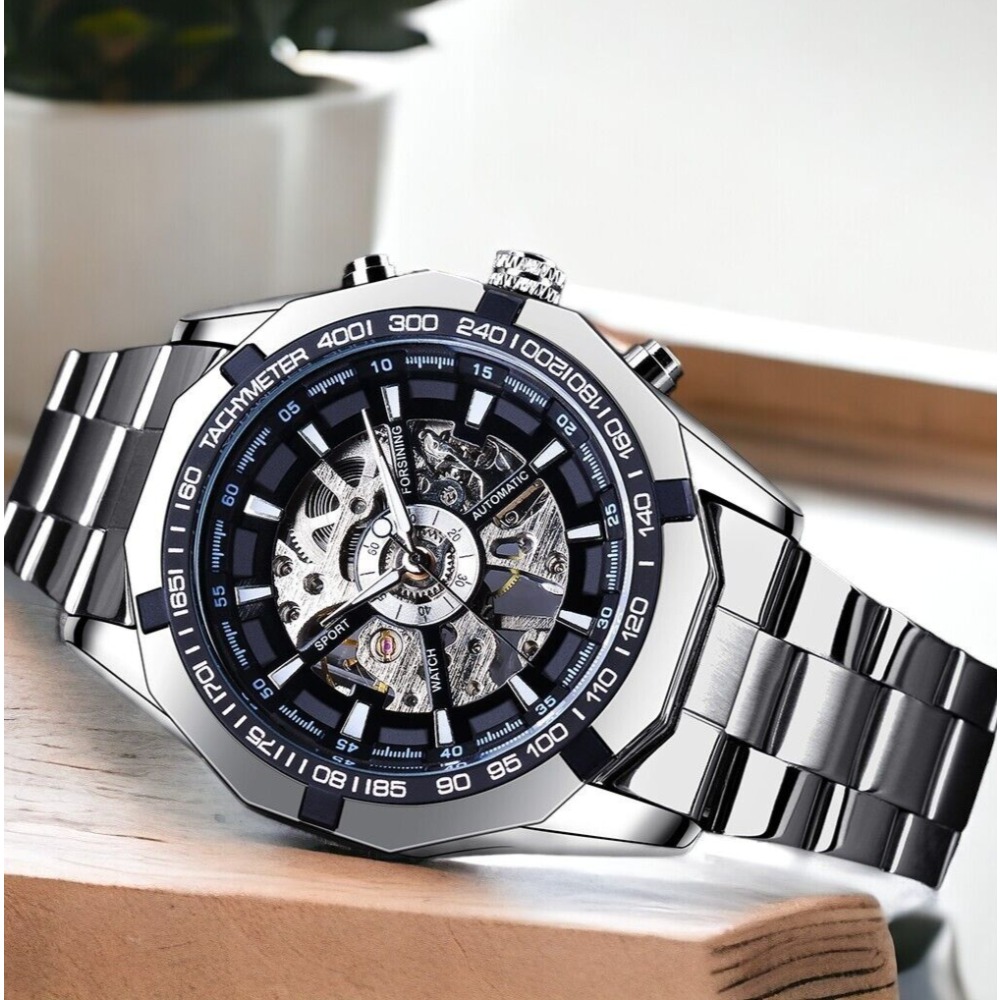 Luxury Watch Nice - FORSINING Brand Automatic Self Wind Skeleton