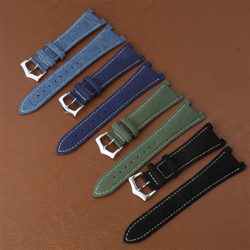 Luxury Watch Patek Philippe - 25mm Nylon Watch Band with Stainless