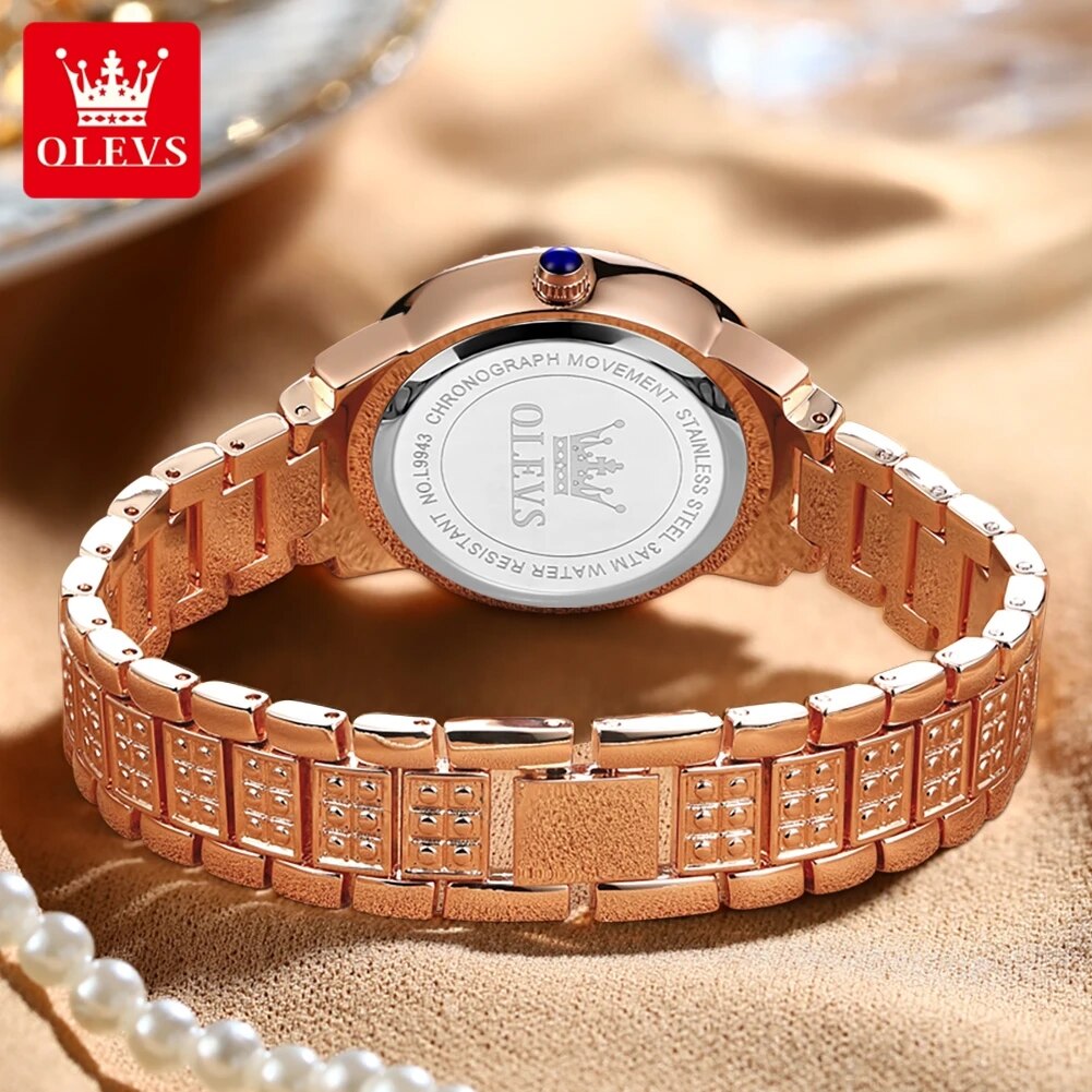 OLEVS 9943 Luxury All Diamond  - огляд і ціна Luxury Watch For Sale