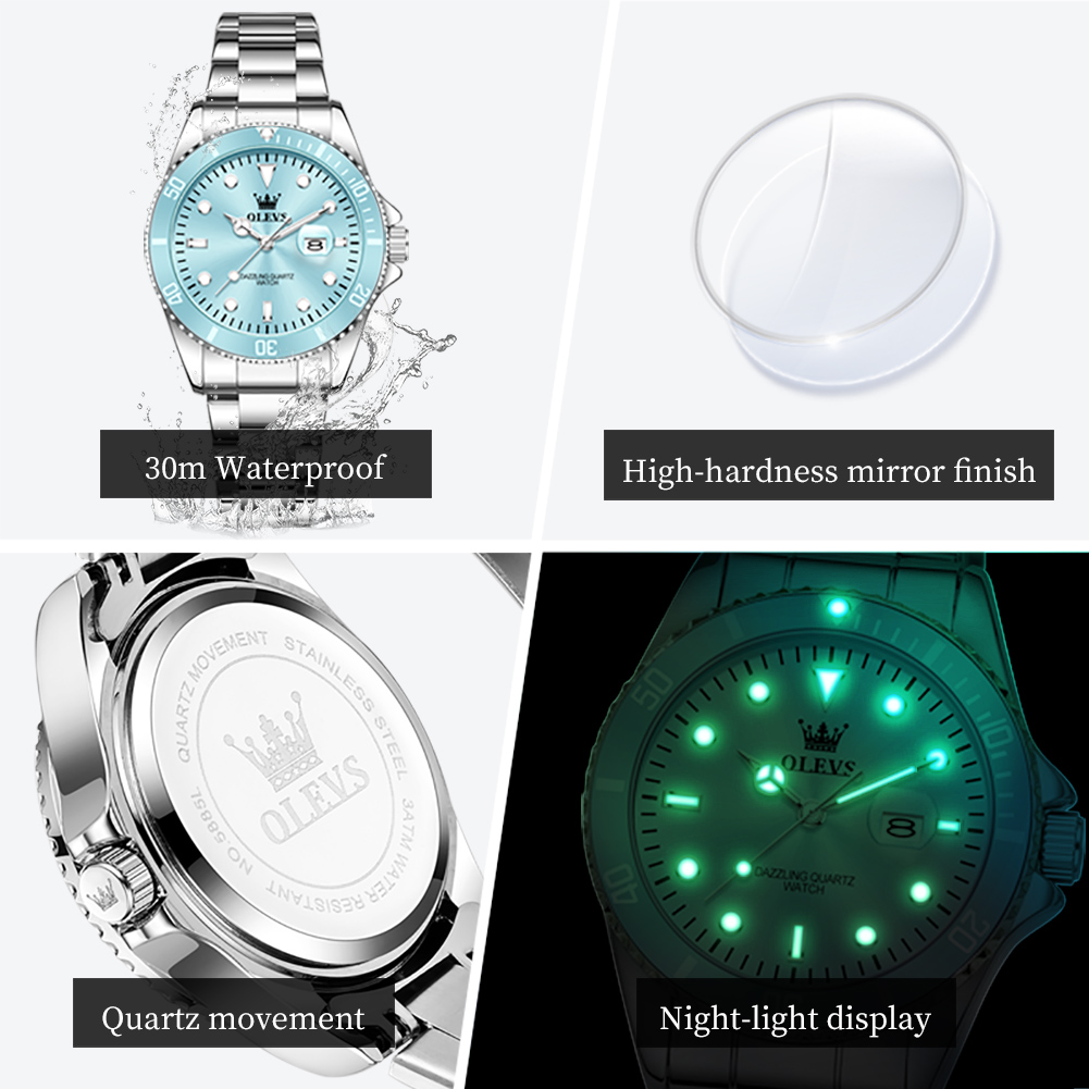 OLEVS Luxury Stainless Steel W - огляд і ціна Luxury Watch Girl