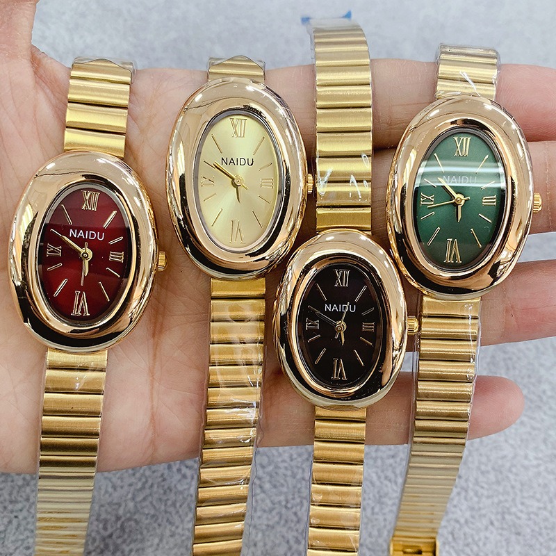 Luxury Brand Gold Oval Women Q - огляд і ціна Luxury Watch Girl