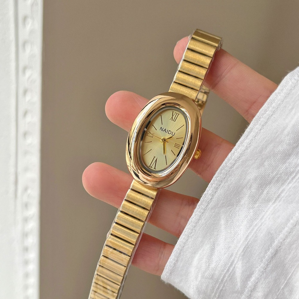 Luxury Brand Gold Oval Women Q - огляд і ціна Luxury Watch Girl