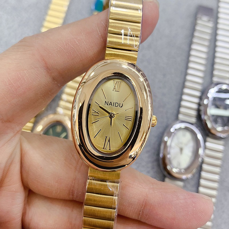 Luxury Brand Gold Oval Women Q - огляд і ціна Luxury Watch Girl