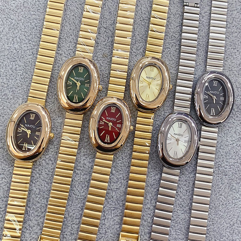 Luxury Brand Gold Oval Women Q - огляд і ціна Luxury Watch Girl
