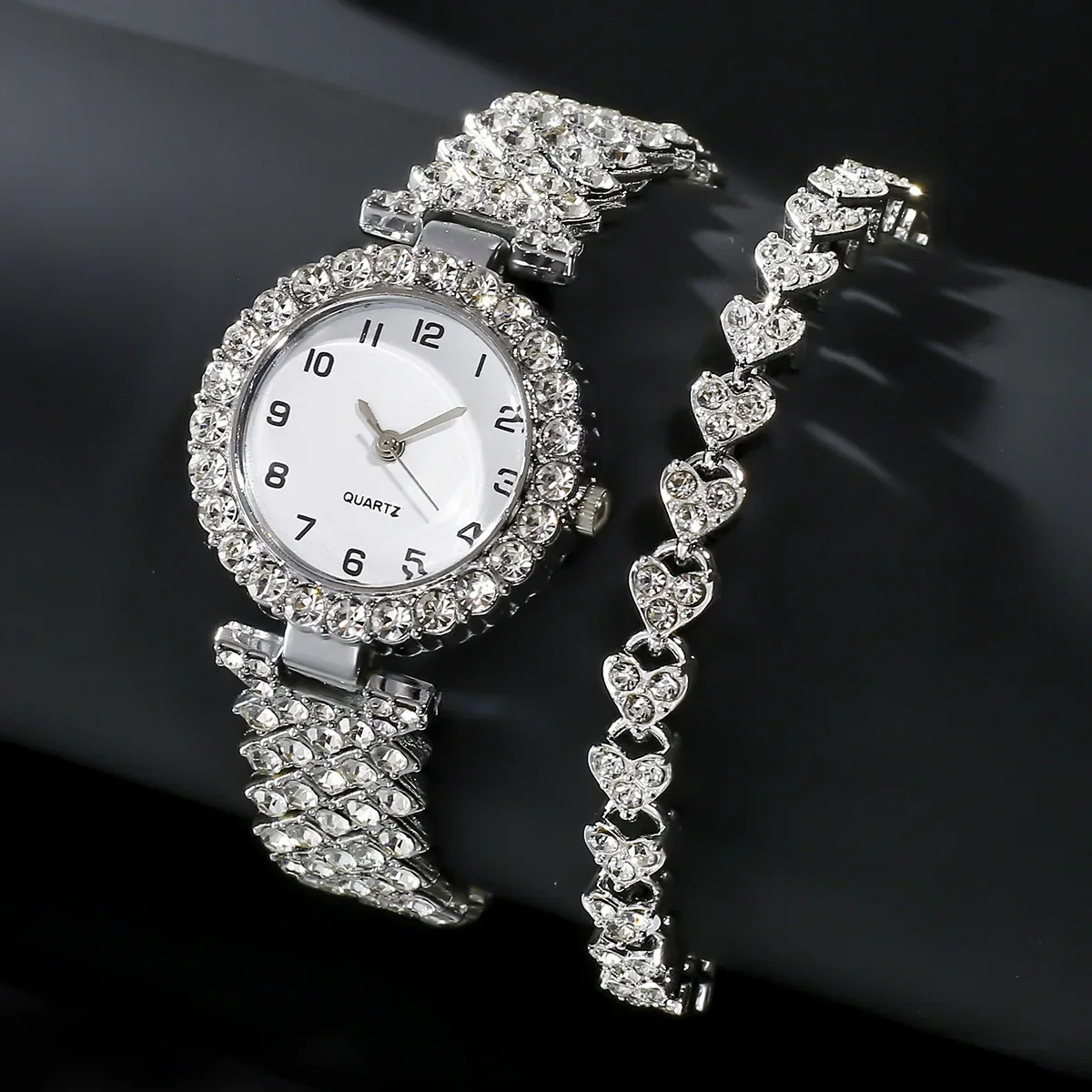1pcs/2pcs Luxury Fashion Women - огляд і ціна Luxury Watch Girl