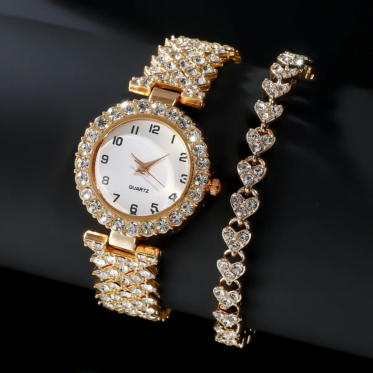 1pcs/2pcs Luxury Fashion Women - огляд і ціна Luxury Watch Girl