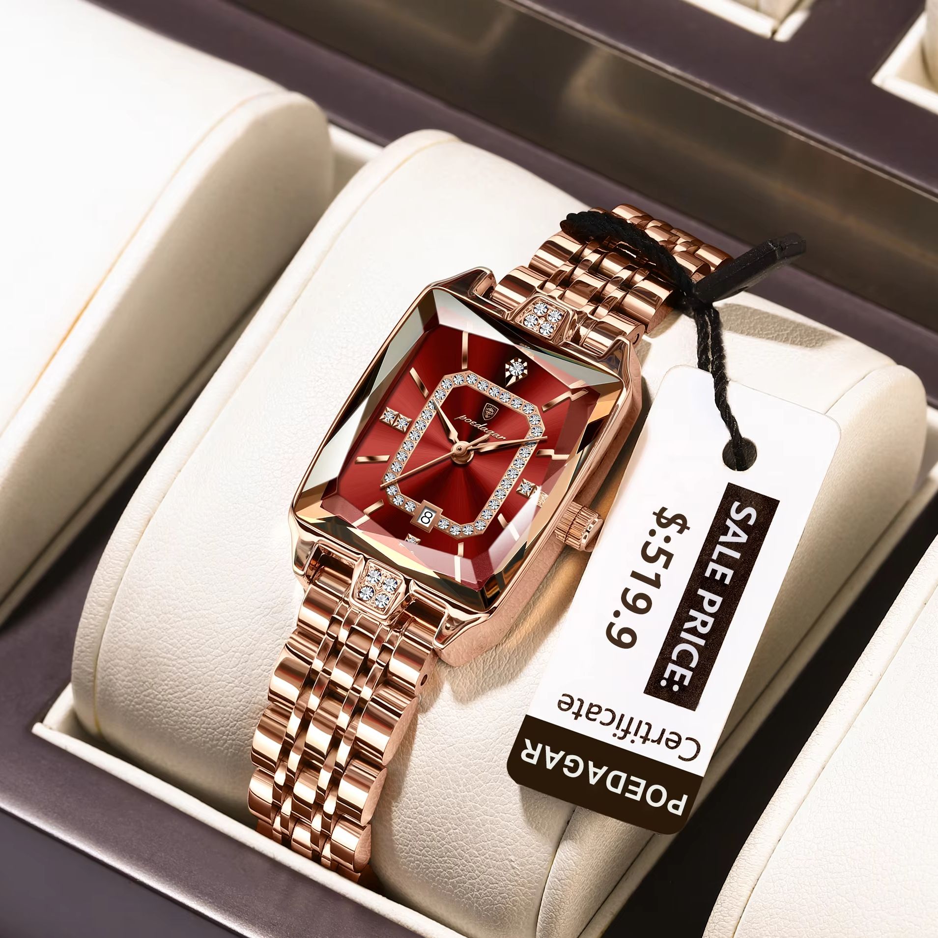 POEDAGAR Fashion Elegant Women - огляд і ціна Luxury Watch Girl