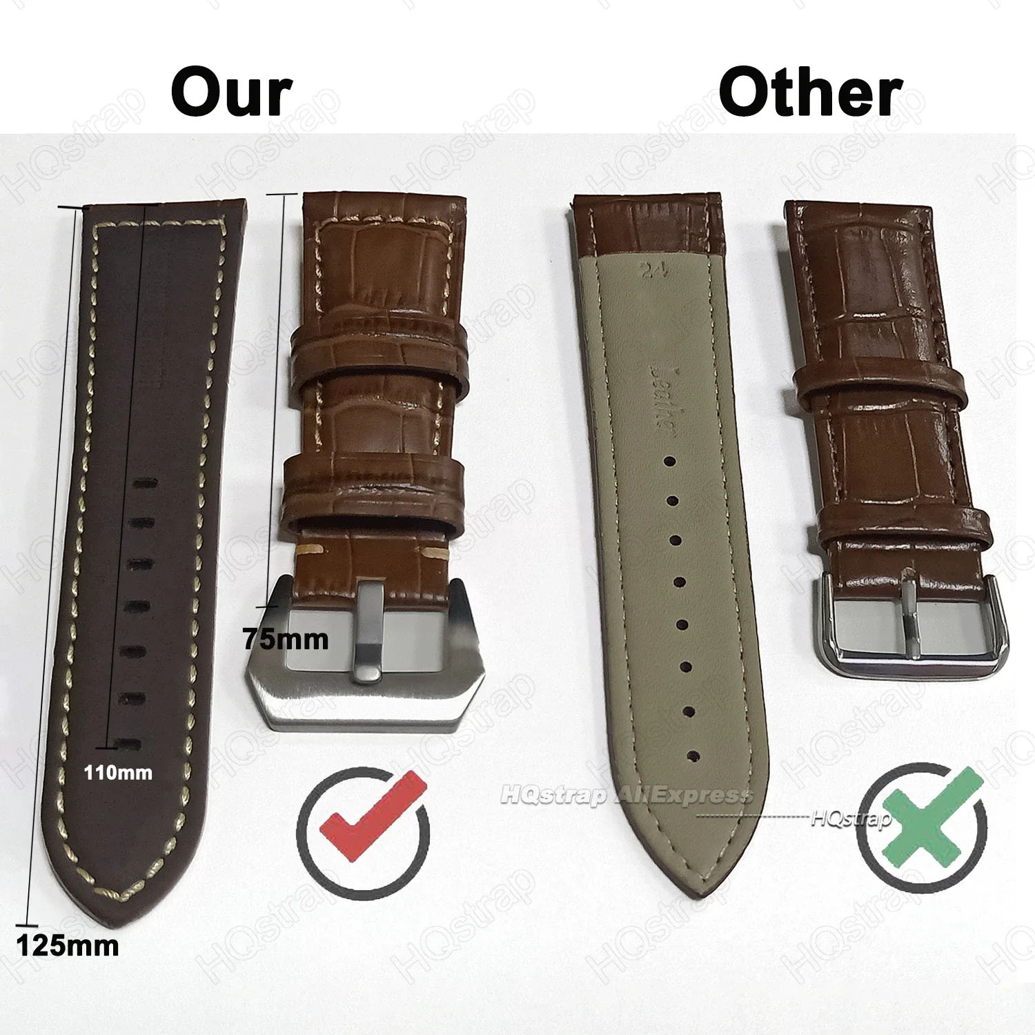 Leather Universal Replacement  - огляд і ціна Luxury Watch Panerai