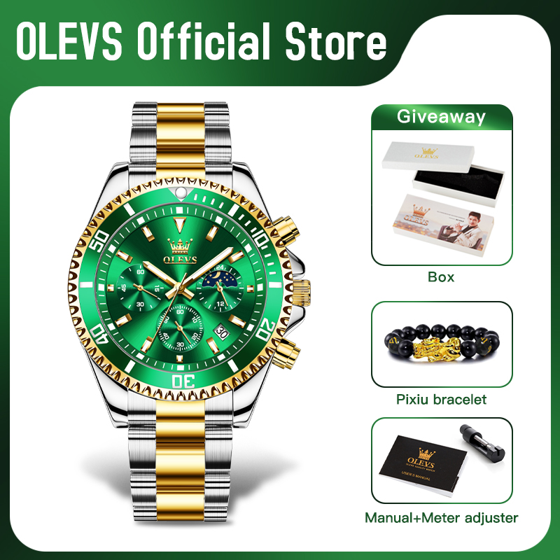 OLEVS 2870 Men's Watch Top Bra - огляд і ціна Luxury Watch Manufacturers
